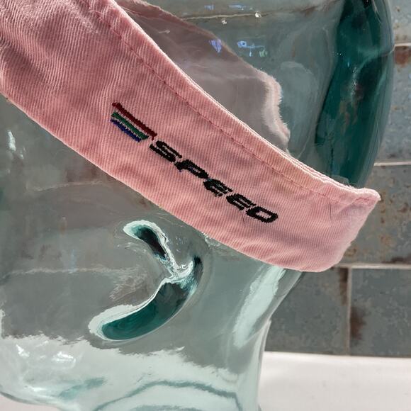 Cobra Embroidered Womens Golf Visor Pure Cotton Adjustable Size Pink - Picture 6 of 9